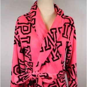 VS PINK Plush Robe XS